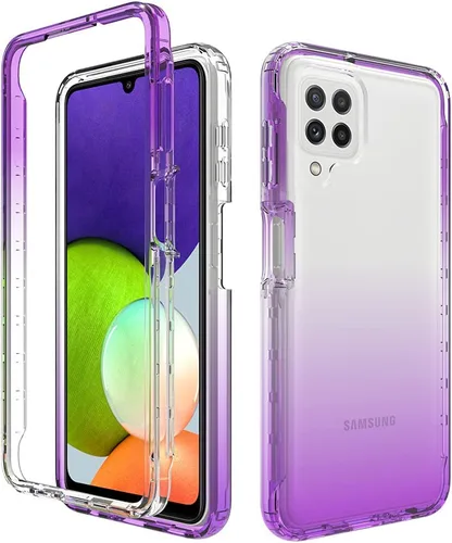 Vista 14 de Pzwoxukhov Funda para Xiaomi Poco M3 M2010J19CG M2010J19CI Caso, alta transparencia, color degradado, funda de absorción de impactos anticaída