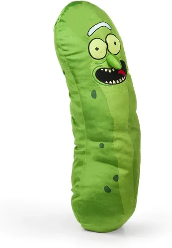 Vista 2 de Pickle Rick - Almohada de peluche de 20 pulgadas, coleccionable, científico de peluche, regalo para fanáticos de Rick y Morty