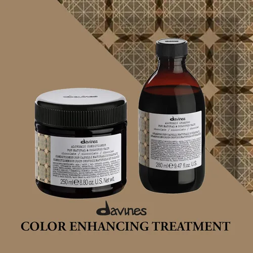 Vista 3 de Davines Champú alquimico, limpieza segura para cabello teñido, 6 tonos vibrantes para iluminar e intensificar