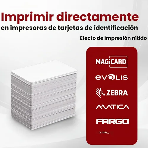Vista 6 de CR80 30 Mil Calidad Gráfica Paquete de 500 Tarjetas de PVC