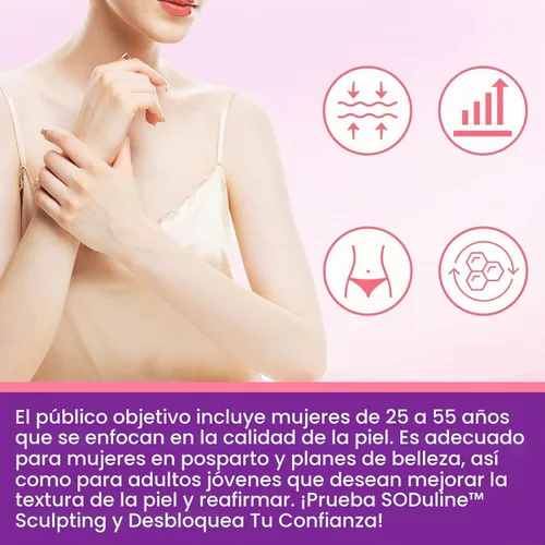 Vista 9 de Suplemento anticelulítico, cápsulas escultoras SODuline™ + SOD de melón francés with Phyto Beadlets, Cellulite Reduces, Cellulite Remover for