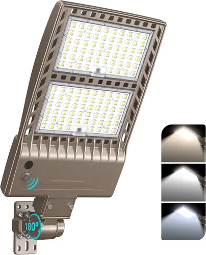 Vista 13 de Soporte de ajuste deslizante de luz de estacionamiento comercial de 320 W Listado UL 48000LM