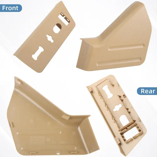 Vista 6 de Panel de moldura de asiento eléctrico y bisel del interruptor de asiento negro lado del conductor compatible con Ford F150 2009-2014 Lincoln Mark LT