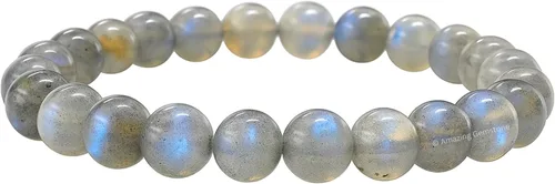 Vista 173 de Amazing Gemstone Crystal Bracelet for Women Men's Gifts - Protection Healing Crystal Bracelet - 8mm Gemstone Beaded Stretchable Bracelet Pulseras