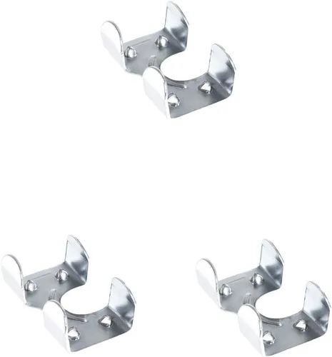 Vista 8 de Abrazaderas de cuerda doble chapadas en zinc resistentes para cables de 3/8 pulgadas, 1/2 pulgadas, 5/8 pulgadas y 1/4 pulgadas