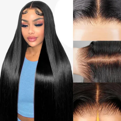 Vista 8 de Peluca Bob Rizada Rubio Miel de Cabello Humano de 16 pulgadas 13x6 HD Sin Pegamento Encaje Frontal Rubio Miel Onda Profunda Rizada Listas para Usar