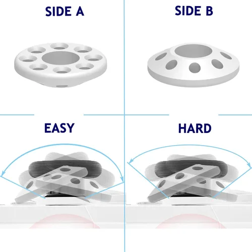 Vista 3 de Precision Rings, Aim Assist Motion Control Controller Rings for PS5, PS4, Xbox, Switch Pro, Scuf Controller Accessories Soft Hard Joystick
