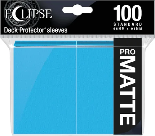 Vista 13 de Ultra Pro E-15616 Eclipse Standard Matte Sleeves 100 Pack-Apple Red