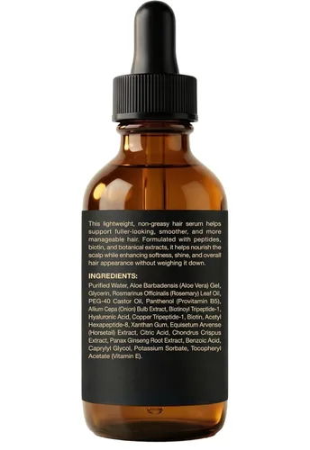 Vista 9 de Biotin Hair Growth Serum for Damaged Hair - Lightweight Scalp Serum 2 Fl Oz