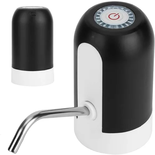 Vista 7 de DC 5V Dispensador de agua portátil inteligente USB eléctrico dispensador de agua embotellada Beber para uso doméstico (negro)