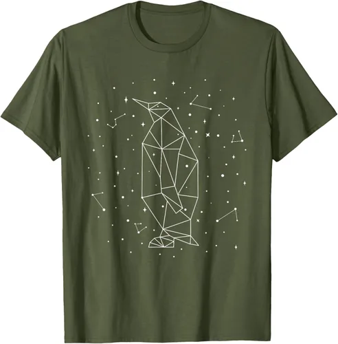 Vista 49 de Sternbild Penguin Constellation Emperor Sea Bird Penguin Camiseta Negro