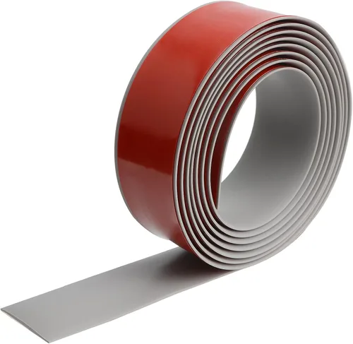 Vista 9 de Tira de Transición de Piso, Tiras de Cobertura de Piso Autoadhesivas Transiciones de Pisos Laminados, Tira Divisoria Plana de Vinilo de 2" de Ancho