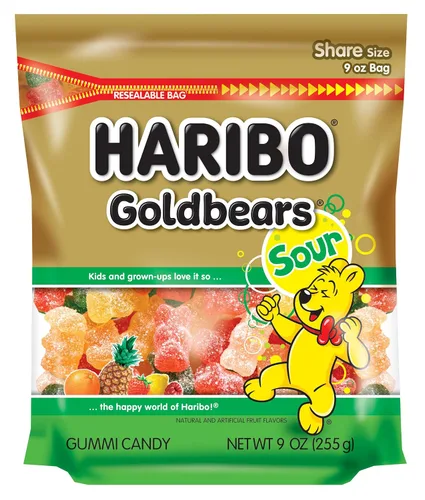 Vista 7 de HARIBO - Gomitas de ositos, bolsa resellable de 10 onzas, sabores surtidos