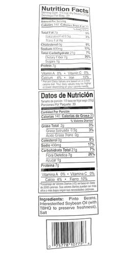 Vista 2 de Casa Corona Instant Mexican Style (bolsa de frijoles refritos de 3 libras)
