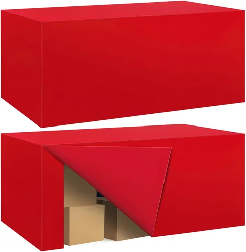 Vista 16 de Paquete de 2 manteles ajustados para mesa rectangular de 4 pies, 48 x 24 pulgadas, cubiertas de mesa verde manzana, tela de poliéster resistente al