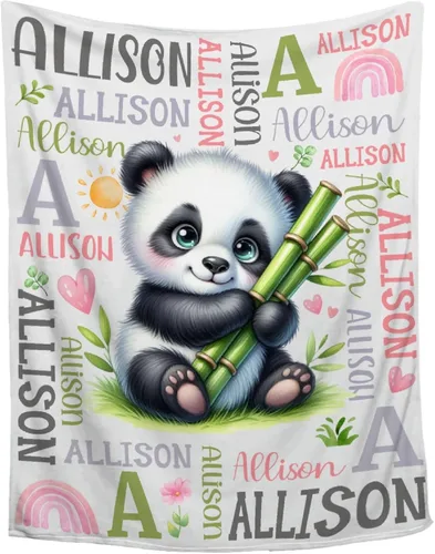 Vista 28 de Manta de conejo personalizada para niños y niñas, manta de bebé ultra suave, regalo personalizado, decoración de manta con nombre, 30 x 40 pulgadas