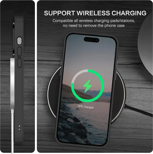 Vista 6 de BENTOBEN Funda magnética para iPhone 14 Pro [compatible con Magsafe] translúcida mate 14 Pro, delgada, a prueba de golpes, para mujeres, hombres