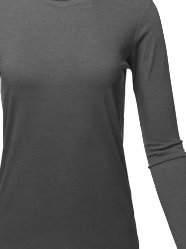 Vista 4 de Camisetas básicas de algodón suave y sólido para mujer