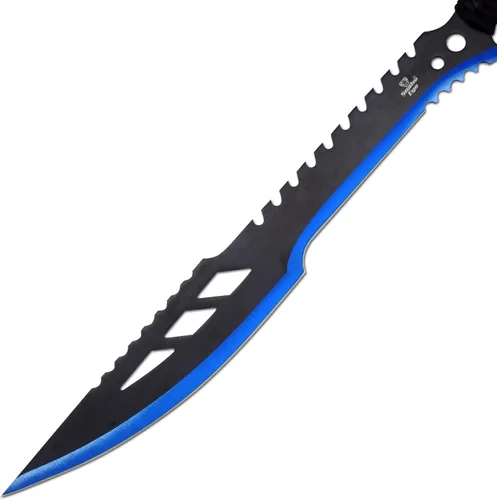 Vista 3 de Snake Eye Tactical Ninja Fantasy Sword y Kunai - Juego de cuchillos para lanzar incluye funda de nailon