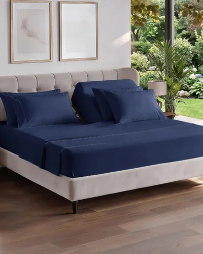 Vista 210 de Juego de sábanas Twin de 4 piezas - Cómodo, transpirable y refrescante - Juego de ropa de cama de lujo de hotel ultrasuave con bolsillos profundos