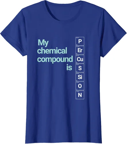 Vista 8 de Percussion Band Geek My Chemical Compound T-Shirt