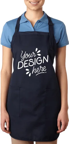 Vista 2 de Moonlight Apparel Delantales personalizados para mujeres y hombres – Delantales personalizados para hombres, delantal de parrilla personalizado
