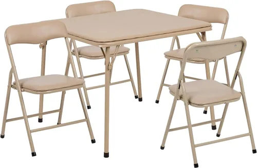 Vista 18 de Flash Furniture Mindy Kids - Juego de mesa y sillas plegables de 3 piezas para guardería y aulas, juego de mesa de actividades y sillas para niños