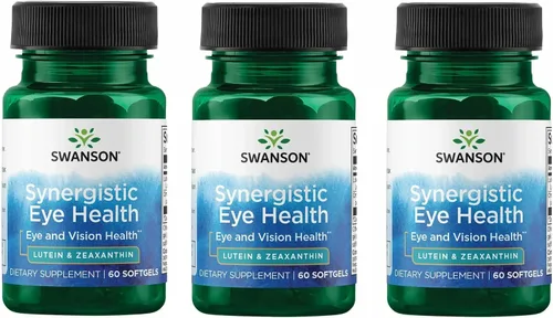 Vista 9 de Swanson Synergistic Eye Health - Suplemento de luteína y zeaxantina - 60 cápsulas blandas - Lutemax Luteína 20 mg y OmniXan Zeaxantina 2 mg