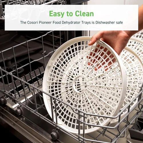 Vista 5 de Cosori Accesorios para deshidratadores de alimentos, bandejas de plástico