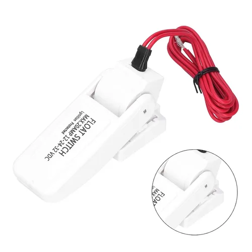 Vista 7 de ANGGREK Interruptor automático de bomba de sentina, interruptor Bailer CC 12 V, 24 V, 32 V, 10 millones de ciclos, base extraíble, sello ultrasónico