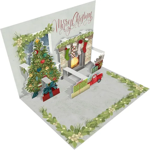 Vista 2 de Lang, Tarjetas navideñas de lujo vintage