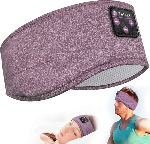 Vista 9 de Auriculares para dormir, audífonos para dormir, auriculares con diadema Bluetooth, cómodos auriculares para dormir de lado con altavoces estéreo