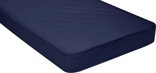 Vista 8 de Gilbins Sábana bajera ajustable de 30 x 75 pulgadas, hecha de algodón, perfecta para literas de campamento, caravanas, camas de invitados Blanco
