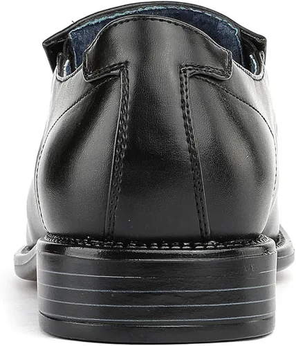 Vista 5 de Bruno Marc Mocasines de vestir forrados de cuero para hombre