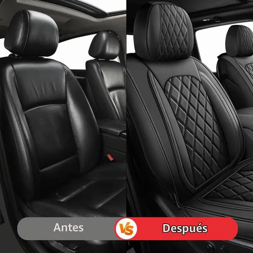 Vista 4 de MIROZO 2 piezas de fundas para asientos delanteros para Dodge Ram, cubierta impermeable para asiento de camión compatible con RAM 1500 2500 3500