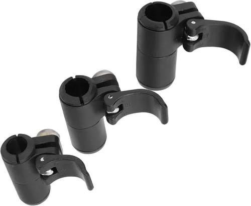 Vista 3 de Yosoo Health Gear Paquete de 3 clips de repuesto de goma de 14, 16 y 0.709 in, cierre rápido ajustable para bastones de senderismo, senderismo