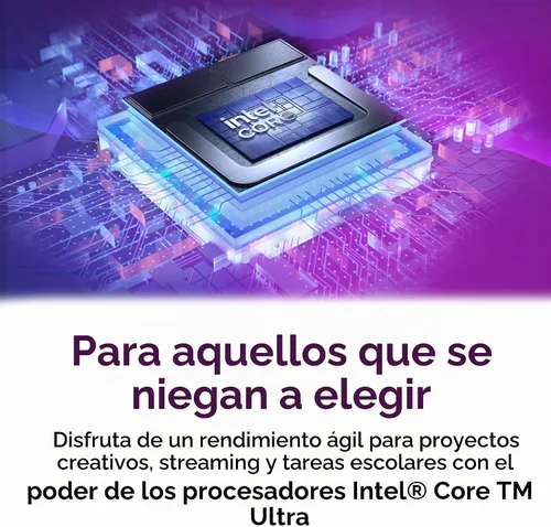 Vista 6 de Lenovo IdeaPad Slim 3i - Portátil ligero - Copilot+ PC - CPU Intel Core™ Ultra 5 322 - Pantalla táctil WUXGA de 15,3" - 16 GB de RAM