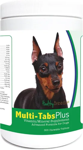 Vista 310 de Healthy Breeds Affenpinscher Multi-Tabs Plus tabletas masticables 180