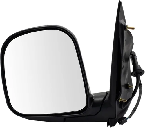 Vista 51 de TRQ Espejo plegable con calefacción eléctrica del lado del conductor con indicador de punto ciego pintura a juego negro liso compatible con Kia