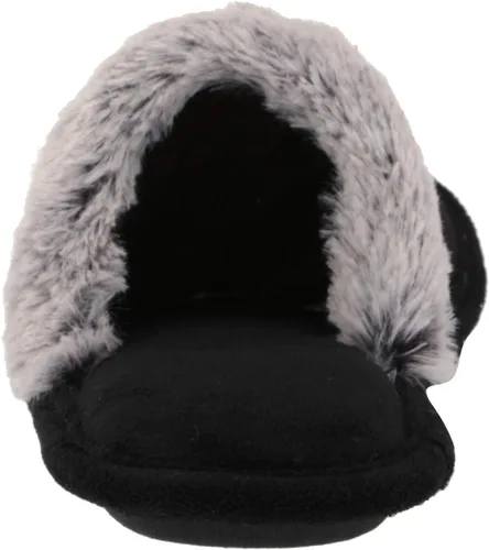 Vista 3 de isotoner Pantuflas de microterry para mujer con cojín de talón mejorado