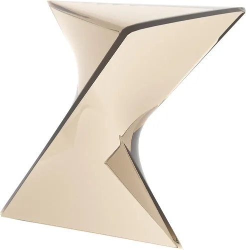 Vista 21 de LeisureMod Randolph - Mesa auxiliar apilable de 15.75 pulgadas, resistente a la intemperie, versátil mesa auxiliar triangular de plástico para sala