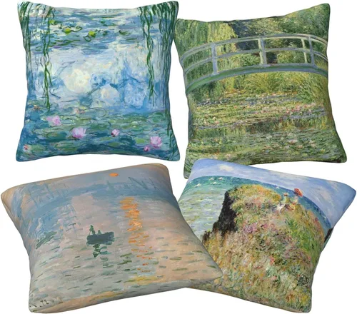 Vista 7 de Worltoldb Juego de 4 fundas de almohada de oso de Navidad con ciervo, para invierno, de Navidad, decorativas, de lino suave, funda de cojín cuadrada