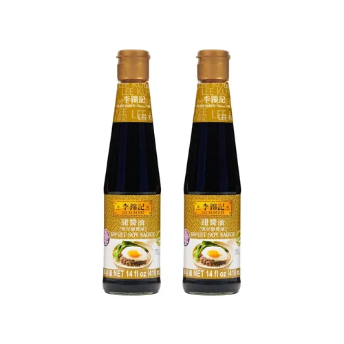 Vista 12 de Lee Kum Kee Salsa de soja dulce (14 onzas – 1 paquete), vegana, no transgénicos, sin conservantes artificiales, perfecta para arroz de arcilla
