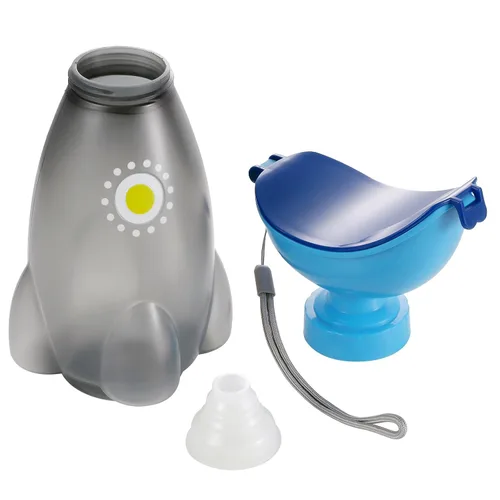 Vista 8 de GREATLINK Orinal de viaje, portátil, a prueba de fugas, urinario de emergencia, para orinar, para niños pequeños, bebés, niños y entrenamiento