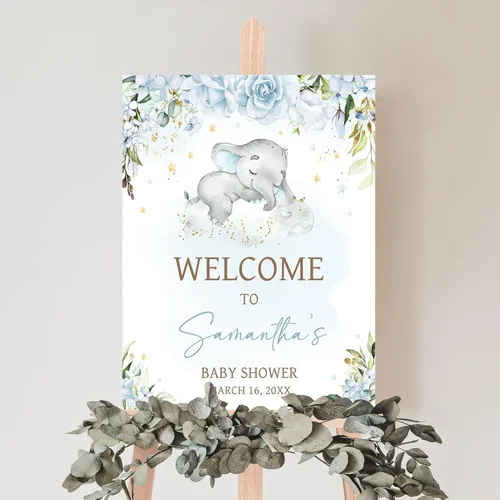Vista 25 de Señal de bienvenida de animales para baby shower, letrero de baby shower de rey león)*