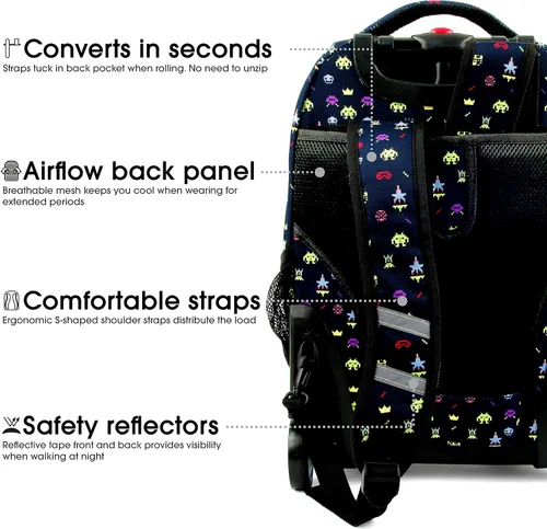 Vista 6 de J World New York Sunrise - Mochila con ruedas