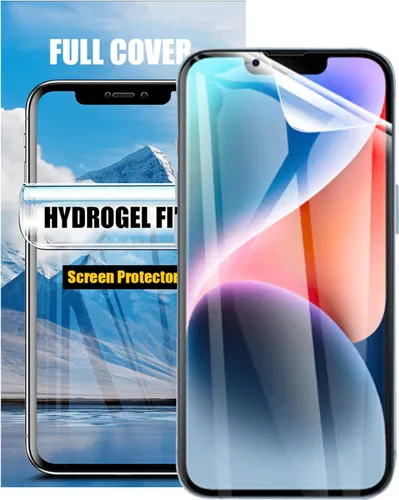 Vista 7 de LOOKSEVEN Paquete de 3 películas de hidrogel para iPhone 7, iPhone 8, iPhone SE2 2020, iPhone SE3 2022, protector de pantalla de TPU suave