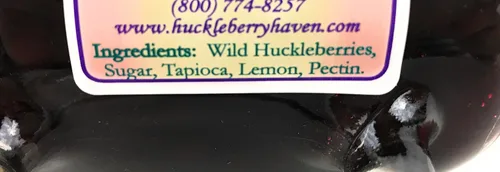 Vista 2 de Relleno de pastel de arándanos salvajes de Huckleberry Haven, tarro estilo taza de 20 onzas