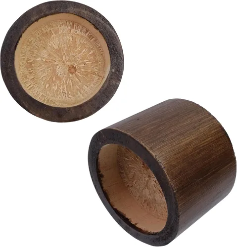 Vista 5 de Semetall Elevadores de cama de madera para muebles, elevadores de cama resistentes de 2 pulgadas, juego de 4, soporta 6000 libras, elevadores