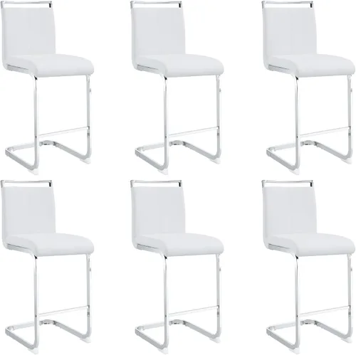 Vista 11 de gopop Juego de 2 taburetes de bar de altura de mostrador con respaldo, taburetes de cocina de cuero sintético negro con patas de metal recubierto